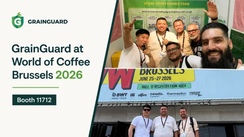 GrainGuard Berhubung dengan Komuniti Kopi Global di World of Coffee Brussels 2026