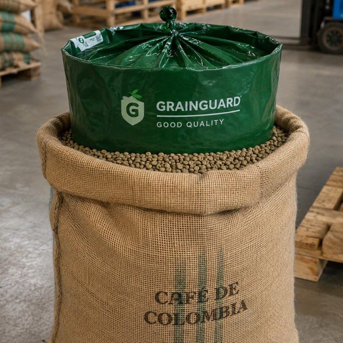 Pelapik Jute Hermetik Biji Kopi Hijau