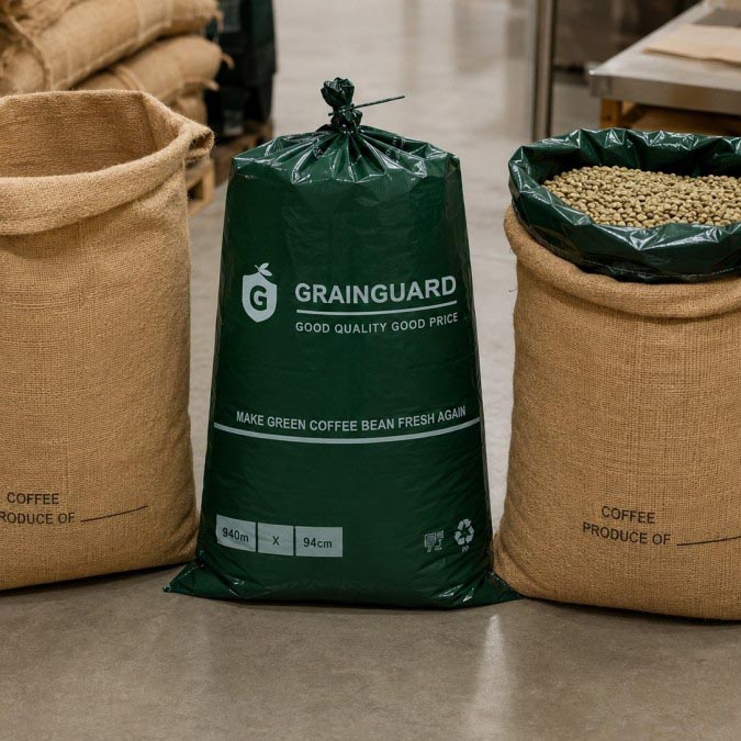 Pelapik Jute untuk Pembungkusan Biji Kopi Hijau